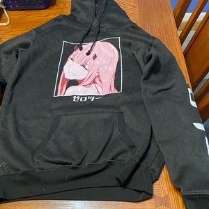 0-2 Anime Hoodie (Size Medium Men’s)
